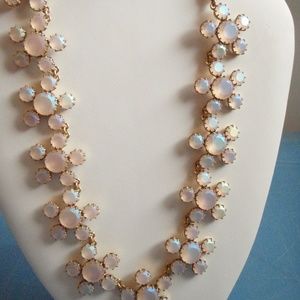J Crew Iridescent Flower Necklace